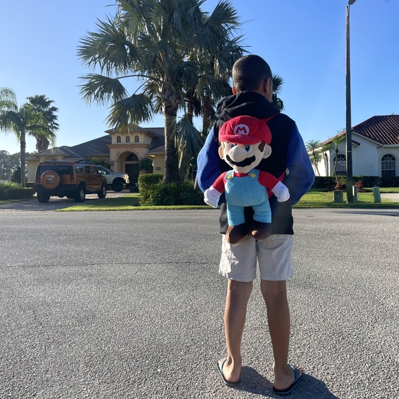 Nintendo Super Mario 🔥 Plush Large 20" Backpack Bag NEW - Picture 2 of 8